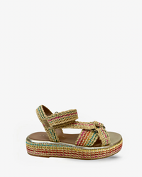 Fiorina - Jess Rainbow Multi Beige Woven Sandal