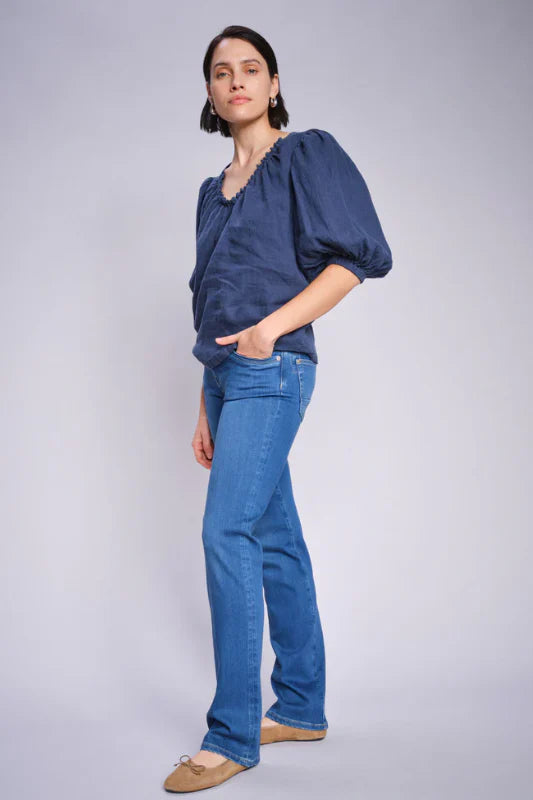 Mos Mosh - Carla Naomi Deluxe Jeans Mid Blue