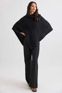 Mia Fratino - Brushed Cape Jet Black