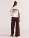 Staple the Label - Dover Knit Pant Chocolate