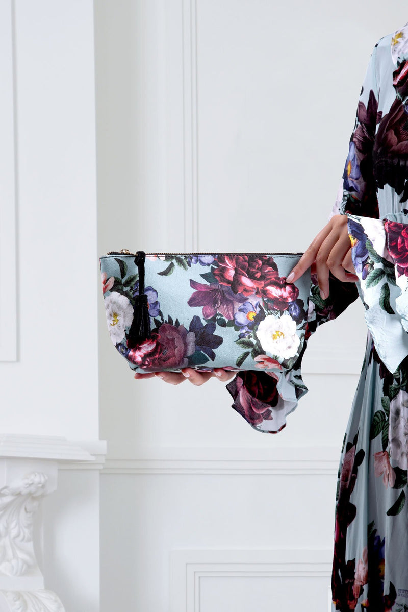 Trelise Cooper - Kiss and Makeup Bag Blue Floral