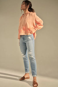 Mos Mosh - Jamana Embroidered Blouse Coral Reef