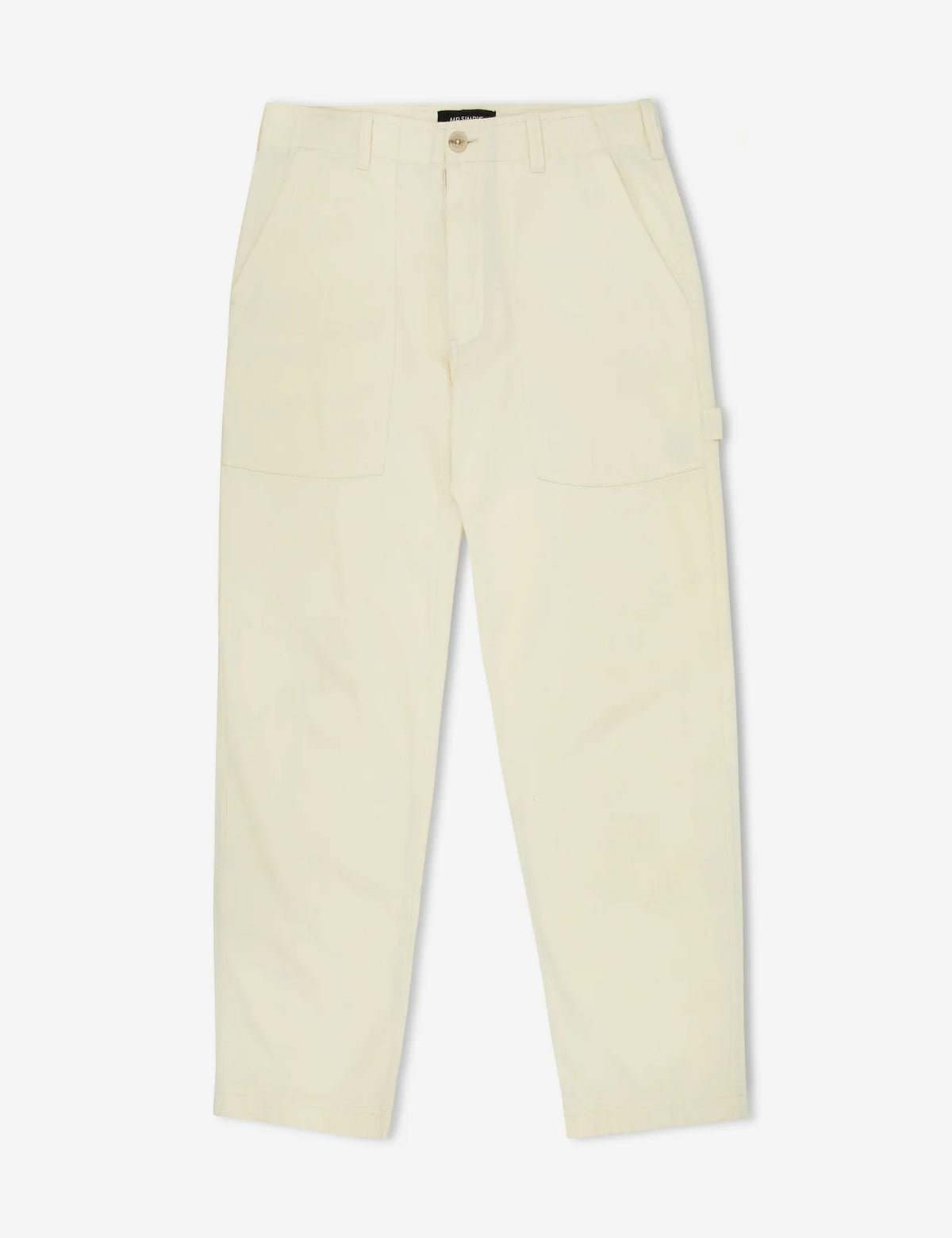 Mr Simple - Carpenter Pant White