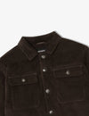 Mr Simple - Stockyard Sherpa Jacket Cocoa