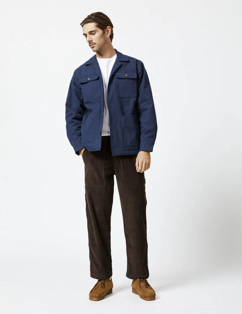 Mr Simple - Stockyard Sherpa Jacket Navy