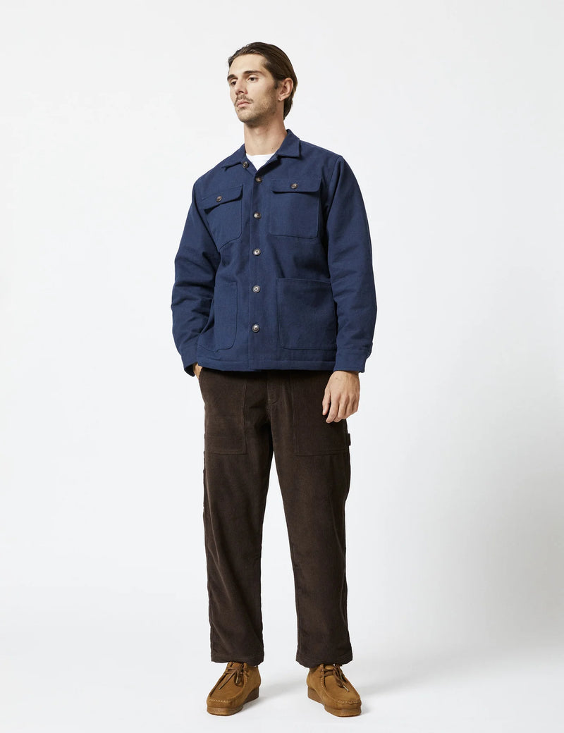 Mr Simple - Stockyard Sherpa Jacket Navy