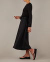 Amelius - Barossa Linen Skirt Black