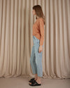 Amelius - Priya Long Sleeve Linen Jersey Top  Rust