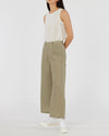 Amelius - Virtuous Check Cropped Pant Olive