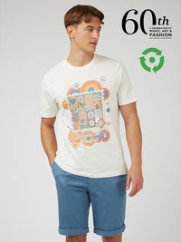 Ben Sherman - Anniversary Collection 1960'S Graphic Tee Ivory