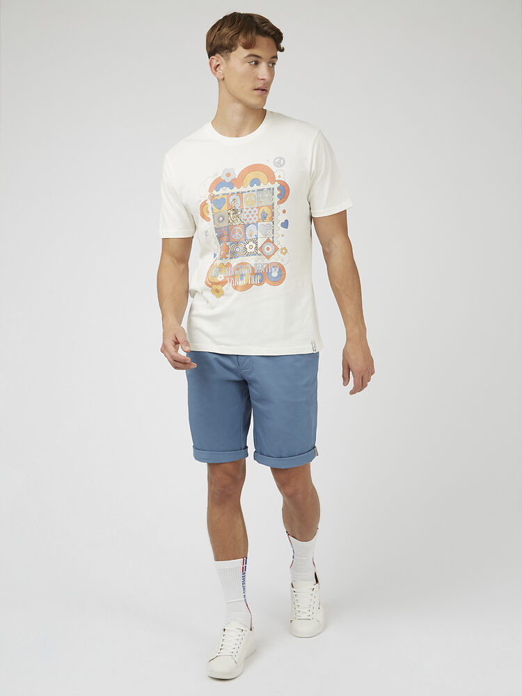 Ben Sherman - Anniversary Collection 1960'S Graphic Tee Ivory