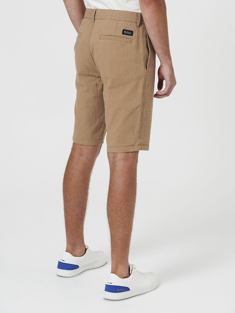 Ben Sherman - Seersucker Short Cinnamon