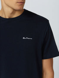 Ben Sherman - Signature Chest Embroidery Tee - Midnight