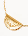 By Charlotte - Blessed Lotus Necklace 18k Gold Vermeil