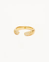 By Charlotte - Connect Deeply Ring 18k Gold Vermeil