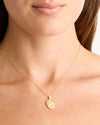 By Charlotte - Everything You Are Is Enough Small Necklace 18k Gold Vermeil