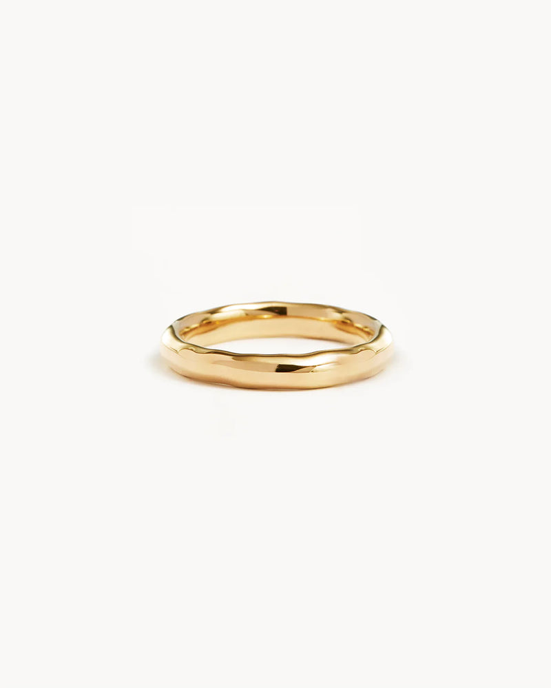 By Charlotte - Lover Medium Ring 18k Gold Vermeil