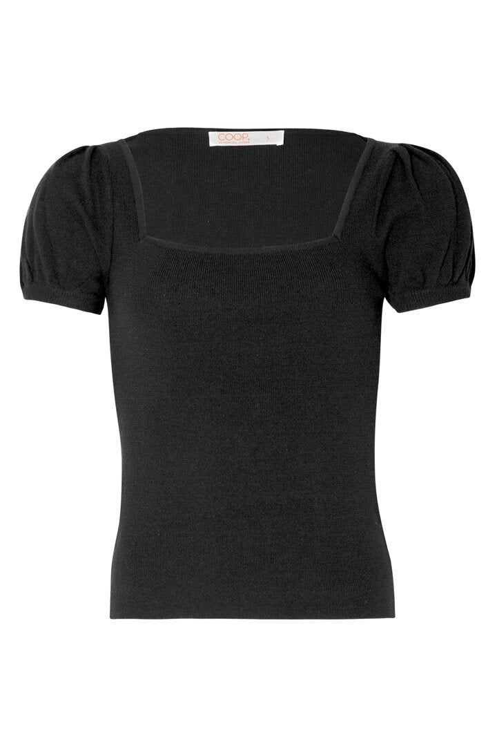 COOP by Trelise Cooper- Hip to be Square Top Black