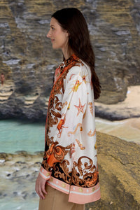COOPER by Trelise - Let The Sun Shine Blouse Pink Black Shells