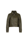 Cooper by Trelise - No Rhyme or Season Leather Jacket Olive Green