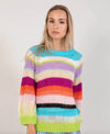 Coster Copenhagen - Striped Knit Aqua Rainbow