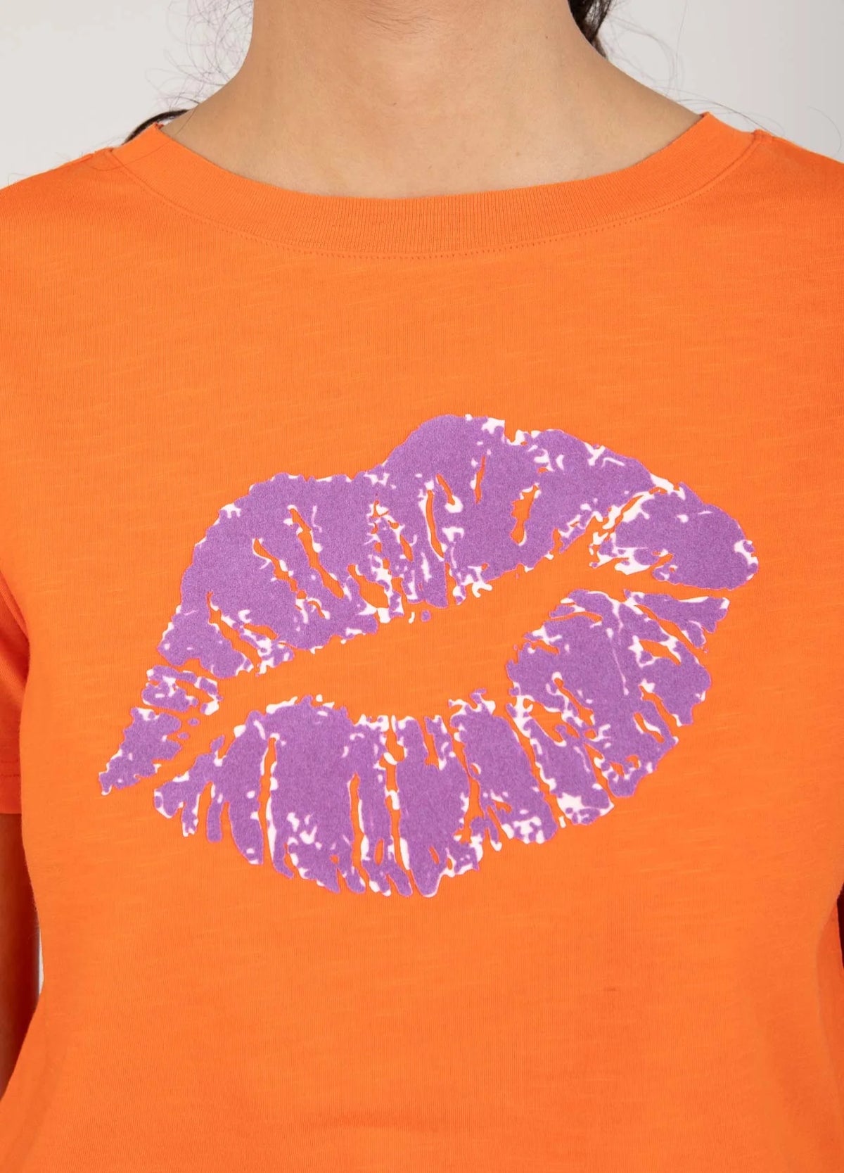 Coster Copenhagen - T-Shirt with Kissing Slips Mandarin