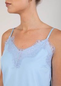 CC Heart - Rosie Lace Camisole Top Light Blue