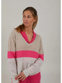 Coster Copenhagen - Knit with Pink Stripe