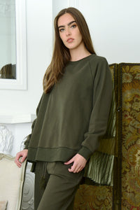 CURATE by Trelise Cooper - Pleats Meet Top Khaki