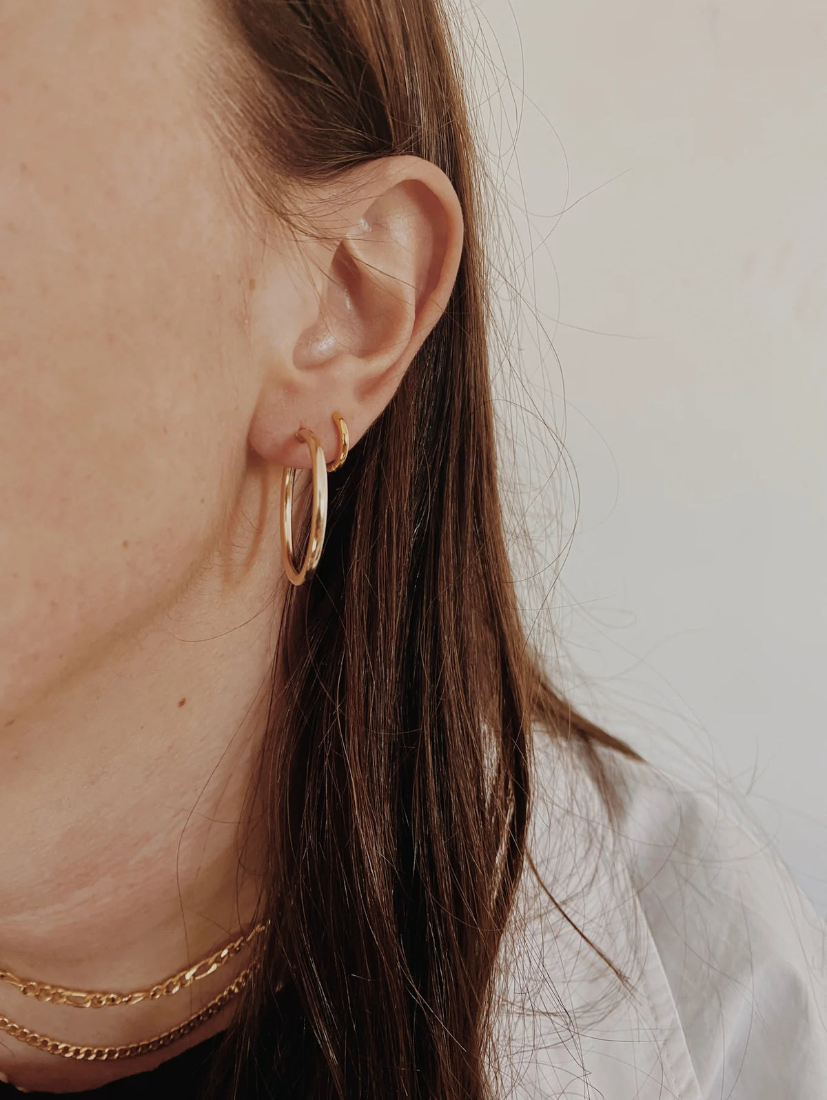 FINERRINGS - Everyday Hoops Gold Fill