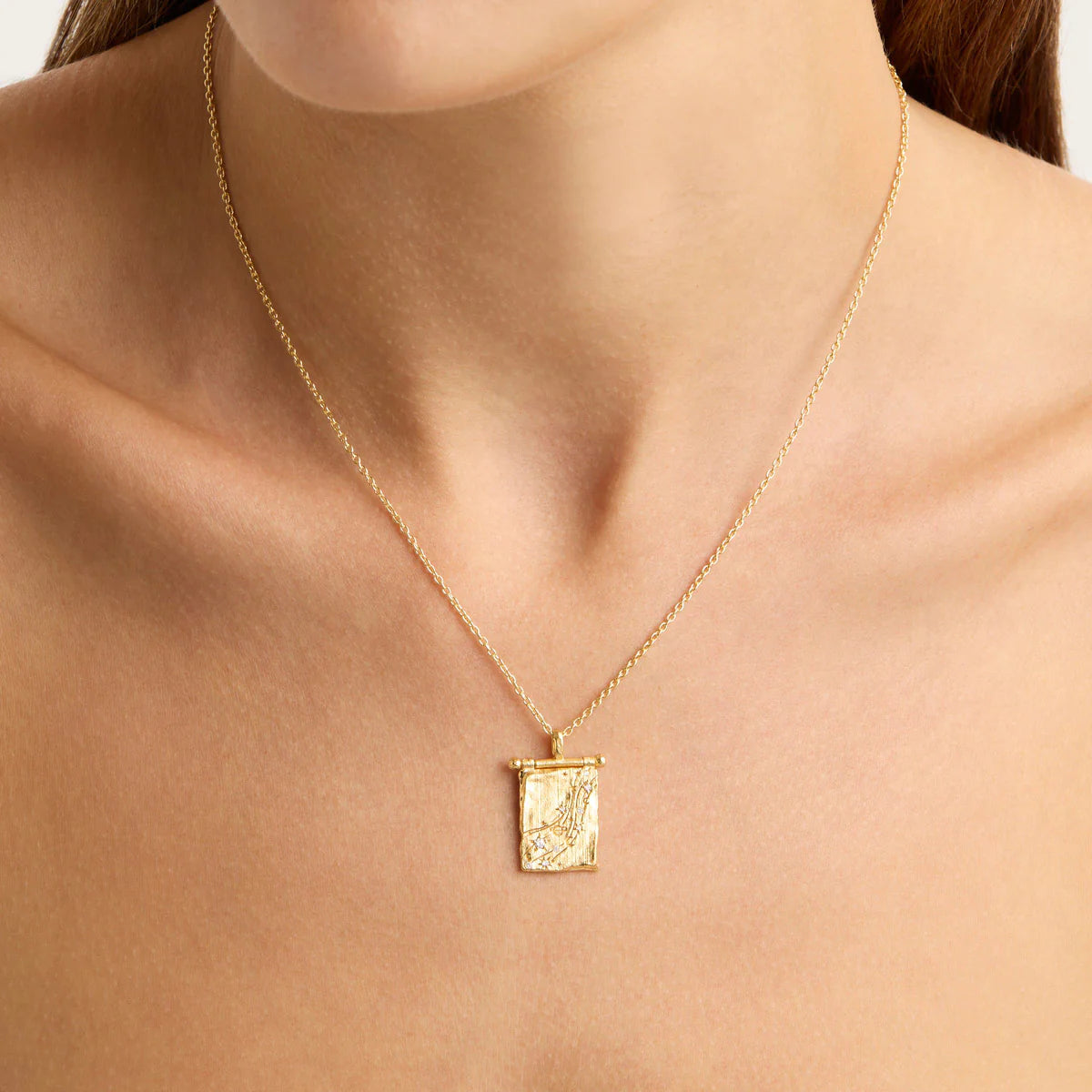 By Charlotte - Wanderer Necklace Gold Vermeil