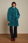 King Louie - Anais Coat Long Philly Sea Blue