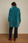 King Louie - Anais Coat Long Philly Sea Blue