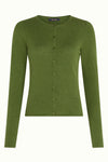 King Louie - Cardi Round Neck Cocoon Posey Green