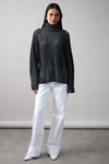 Mia Fratino - Ren Rollneck Jet Black/Foggy
