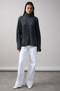 Mia Fratino - Ren Rollneck Jet Black/Foggy