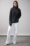 Mia Fratino - Ren Rollneck Jet Black/Foggy