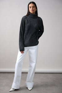 Mia Fratino - Ren Rollneck Jet Black/Foggy