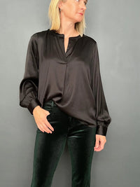 Mos Mosh - Enfa Satin Blouse Black