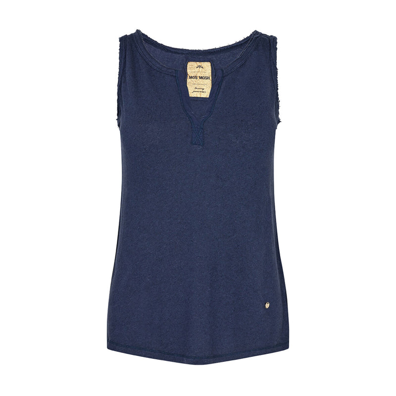 Mos Mosh - Troy Tank Top Navy