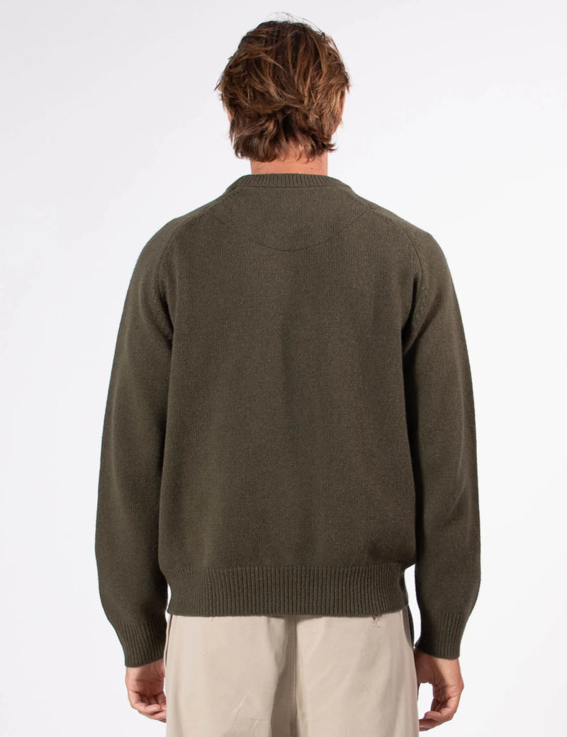 Mr Simple - Fred Crew Knit Fatigue