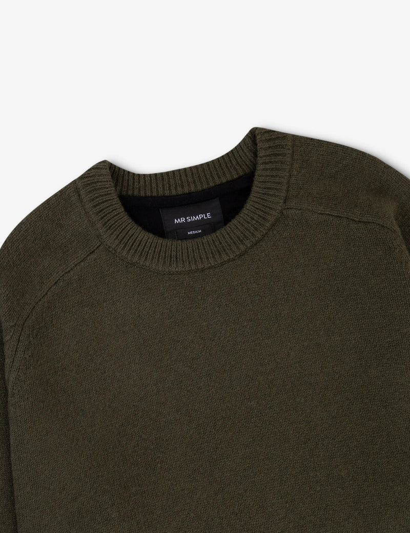 Mr Simple - Fred Crew Knit Fatigue
