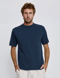 Mr Simple - Heavy Weight Tee Navy