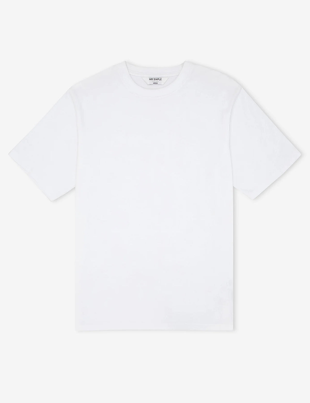 Mr Simple - Heavy Weight Tee White