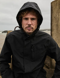 Mr Simple - Waterproof Rain Jacket Black