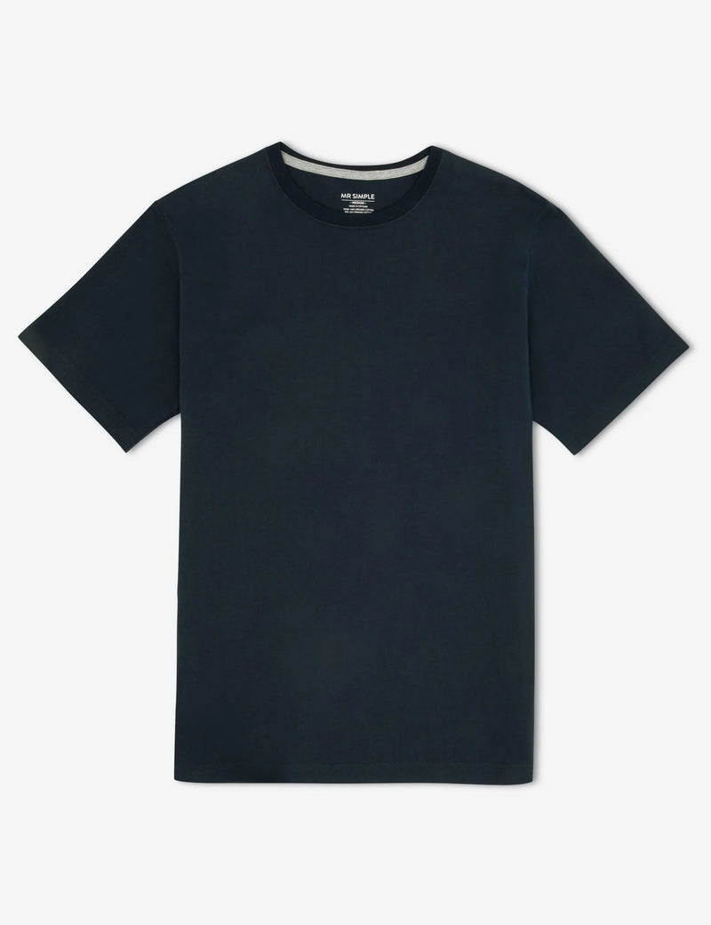 Mr Simple - Reginald Tee - Navy – byhunterminx