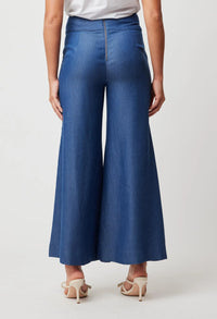 ONCE WAS - Panama Tencel Pant in Dark Denim