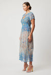ONCE WAS - Rio Viscose Chiffon Midi Dress in Capri Paisley Print