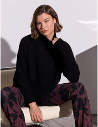 Staple the Label - Cassia Roll Neck Knit Black