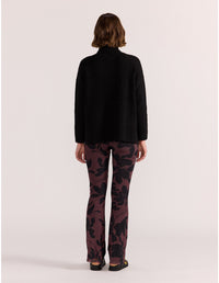 Staple the Label - Cassia Roll Neck Knit Black